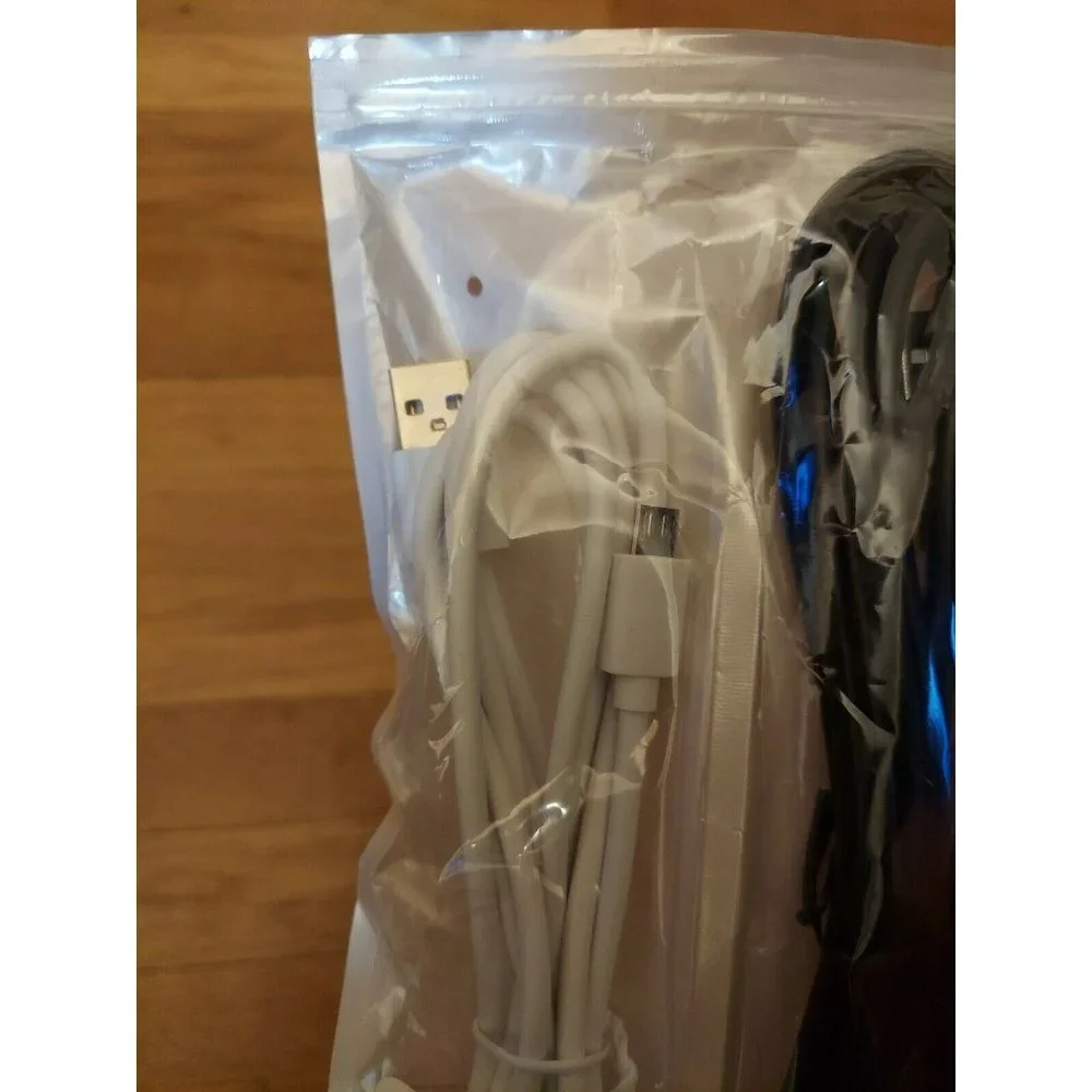 Deego PVC USB 6ft white + 10ft Black New